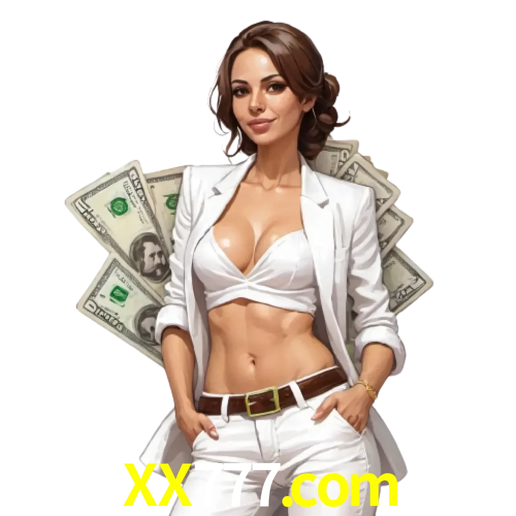 woman with money playing in xx777 bet casino